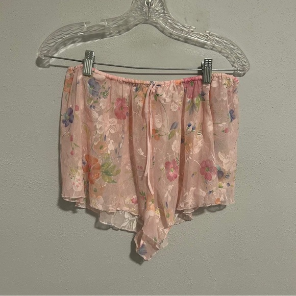 Victoria's Secret VTG country line Floral Pink Sleep Shorts - Picture 1 of 4